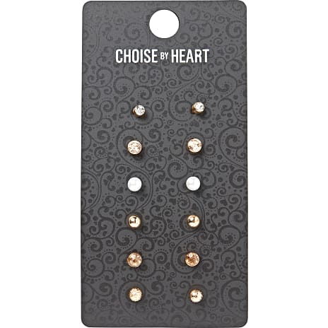 Choise by Heart Ørestikker - guldfarvet