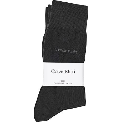 Calvin Klein 3-pak Strømper Str. Onesize Sort