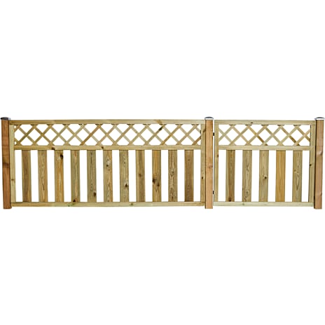Nordic Fence Fanø forhavehegn impræneret
