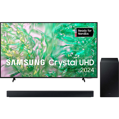 Samsung 55" TV TU55DU8005 + HW-C440 Soundbar