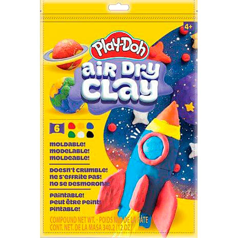 Play-Doh Lufttørret Ler Multifarvet
