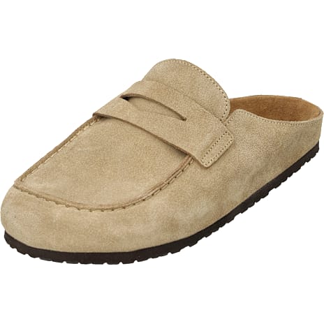 VRS Herre Slippers Ruskind Beige