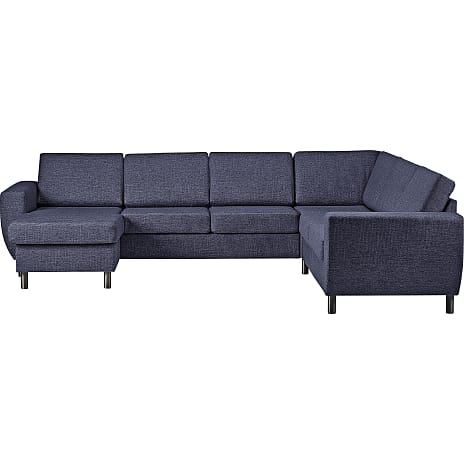 Rom Nordic Vendbar Hjørnesofa Med Chaiselong Navy