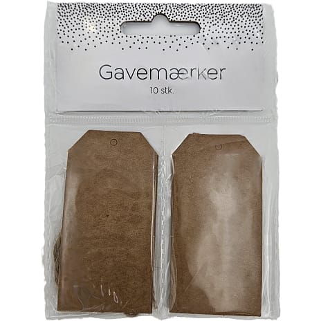 Gavemærker Manilla Natur