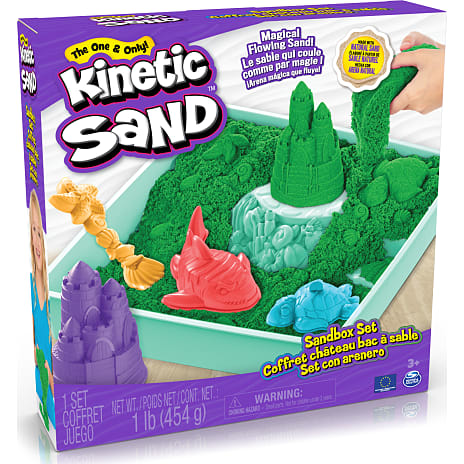 Kinetic Sand Sandkassesæt Grøn