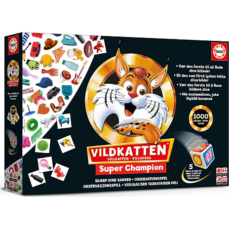 Educa Vildkatten Super Champion Vendespil