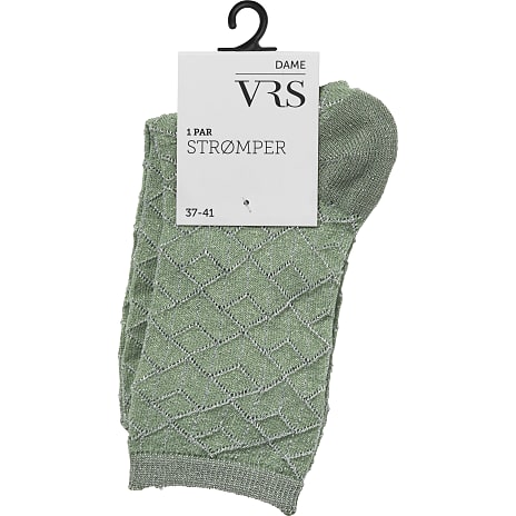 VRS Dame Glimmerstrømper Str. Onesize Grøn