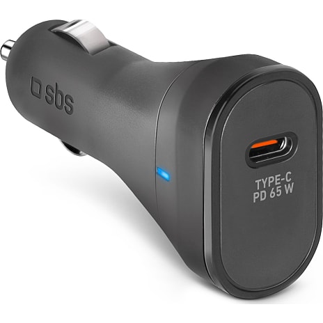 SBS biloplader 65W USB-C PD - sort 1 stk.
