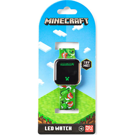 Accutime Minecraft LED Ur Grøn