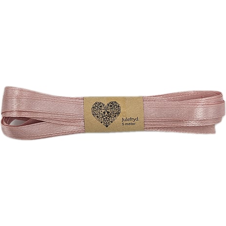 Julefryd Satinbånd 5 mm x 5 m Assorteret