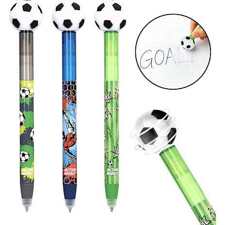 Action World Viskbar Gel Pen Med Fodboldtop
