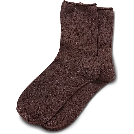 VRS Dame Glimmerstrømper Str. Onesize Brun