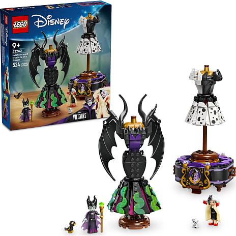 LEGO Disney Maleficents og Cruella De Vils kjoler 43262
