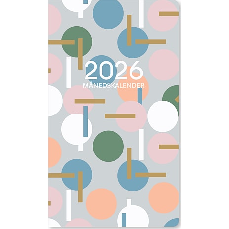 1Conzept Kalender 2026 Farvet Illustrationer