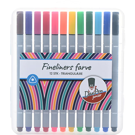 Danpen Junior Farve-fineliners 12-pak