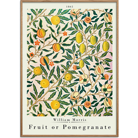 Citatplakat Fruit or pomegranate, W. M. - 30x40 cm 1 stk.