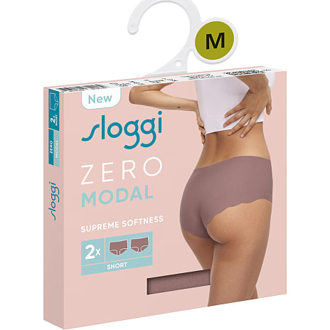 Sloggi Dame 2-pak Shorts Modal Str. S Rosa