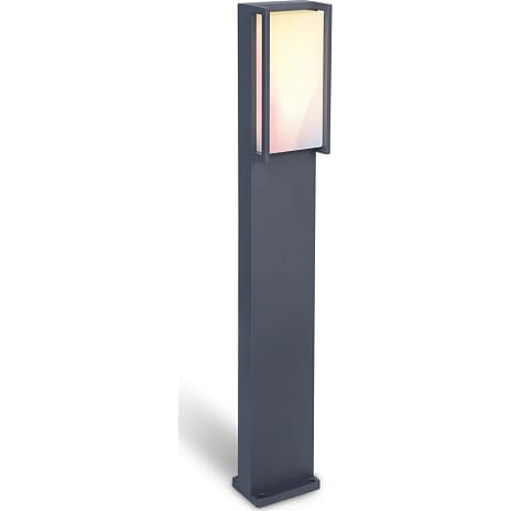 Lutec Qubo LED udendørslampe grå