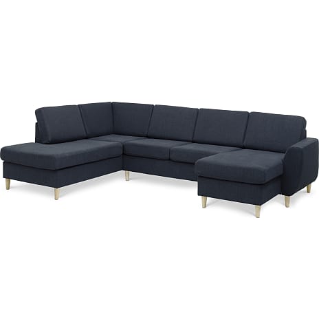 Madrid Nordic Højrevendt U-Sofa Navy