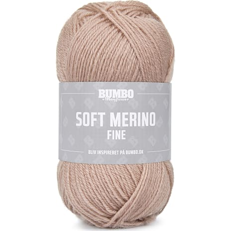 Bumbo By Mayflower Soft Merino Fine Uldgarn Sand 1127