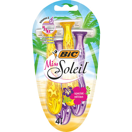 Bic Engangsskrabere 3-blads med Vitamin E