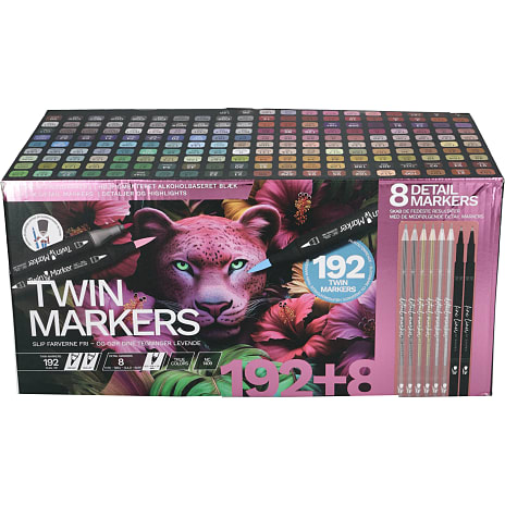 DanPen Twin Markers 192 + 8 stk