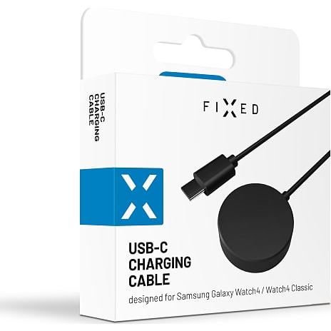 Fixed Trådløst Laderkabel Til Samsung Galaxy Watch Sort