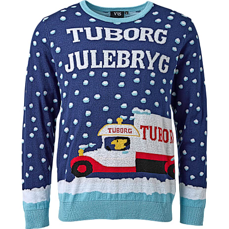 VRS Herre Julesweater Str. L Mørkeblå