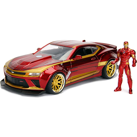 Jada Marvel Iron Man 2016 Chevy Camaro SS bil og figur