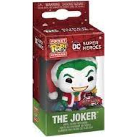 Funko POP! Vinyl nøglering DC - Holiday Joker