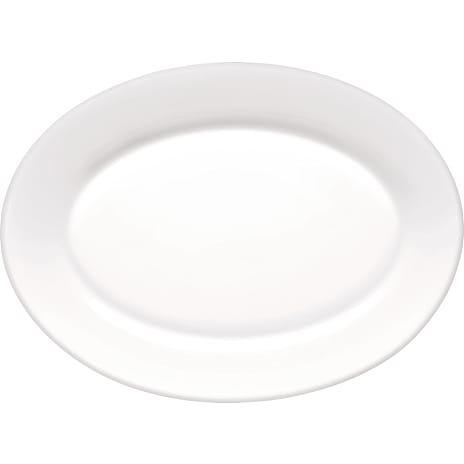 Bormioli Rocco Ovalt fad opalglas - 30 cm 1 stk.