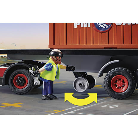 Playmobil 70771 lastbil med godscontainer | på br.dk!