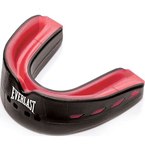 Everlast Dobbelt Tandbeskytter Sort/Rød