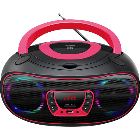 Denver TCL-212BT Boombox Lyserød