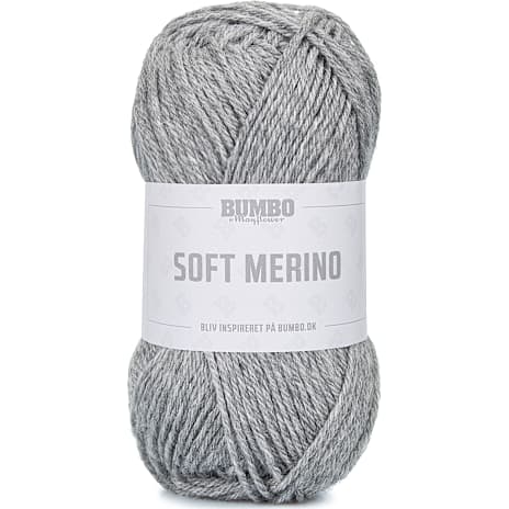 Bumbo By Mayflower Soft Merino Uldgarn Lysgrå 105