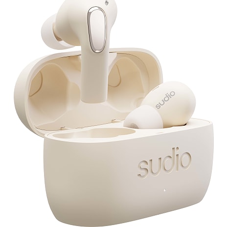 Sudio E2 In-Ear Hovedtelefoner True Wireless ANC Chalk