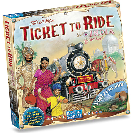 Days of Wonder Ticket to Ride 2 India-Switzerland