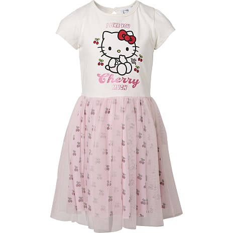 Hello Kitty Kjole Str. 110/116 Beige/Lyserød
