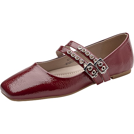 VRS Dame Ballerina med Remme Str. 37 Bordeaux