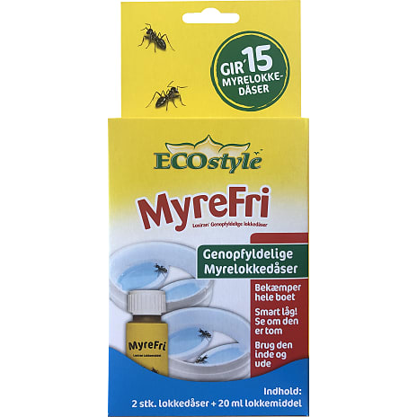 ECOstyle MyreFri Genopfyldelige Lokkedåser