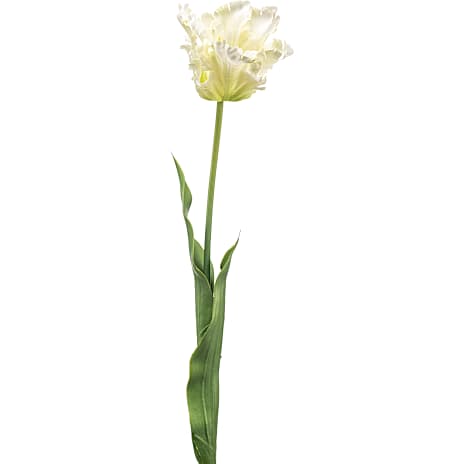 Andre Mærker Kunstig blomsterstilk tulipan - hvid 1 stk.