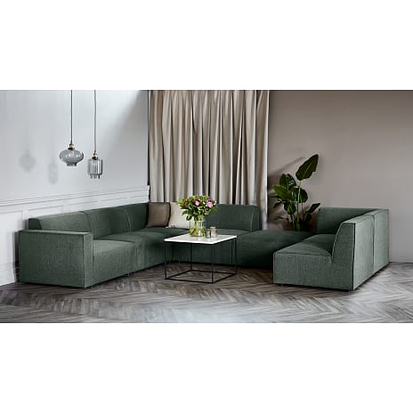 GRO U-formet Modulsofa Mosgrøn