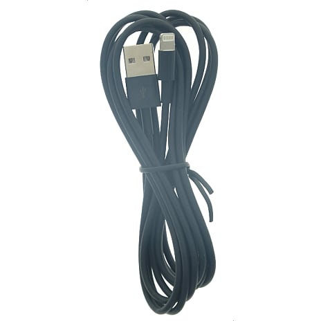 Sinox One Lightning Kabel 2 Meter Sort