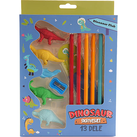 Danpen Skrivesæt 13 Dele Dinosaur