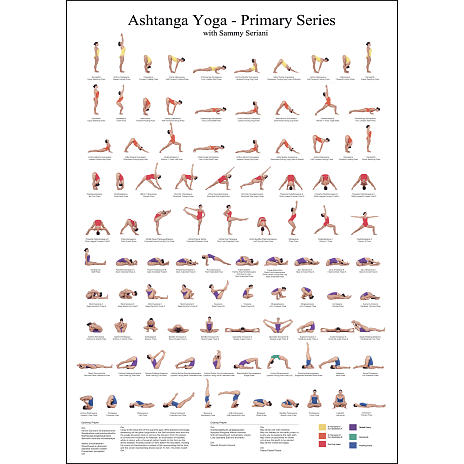 Citatplakat Yoga poses 30x40 cm