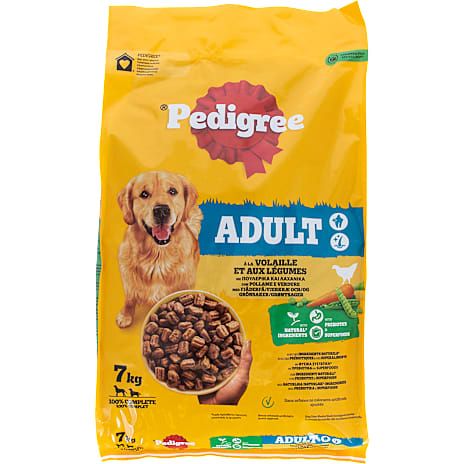Pedigree Tørfoder m. fjerkræ og grøntsager 7 g