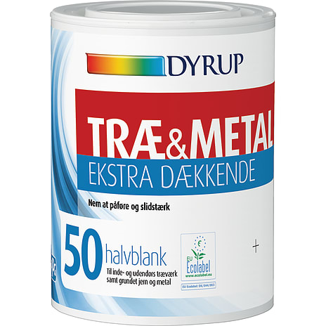 Dyrup Træ & Metal Maling Ekstradækkende Base 10