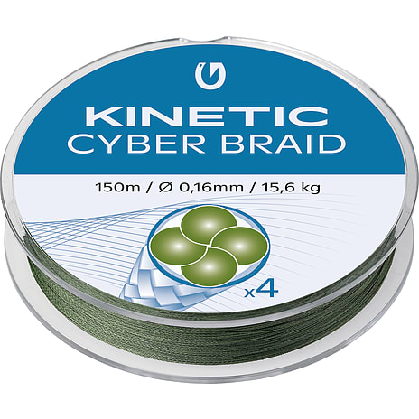Kinetic 4 Braid Fletline 150 m 0,08 mm 3,3 kg