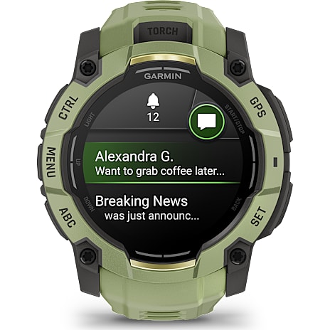 Garmin Instinct 3 Amoled 50mm Grøn