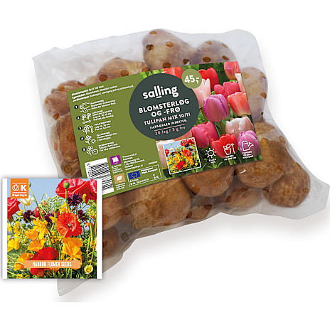 Salling Blomsterløg, Frø & Tulipan Mix 20 Løg